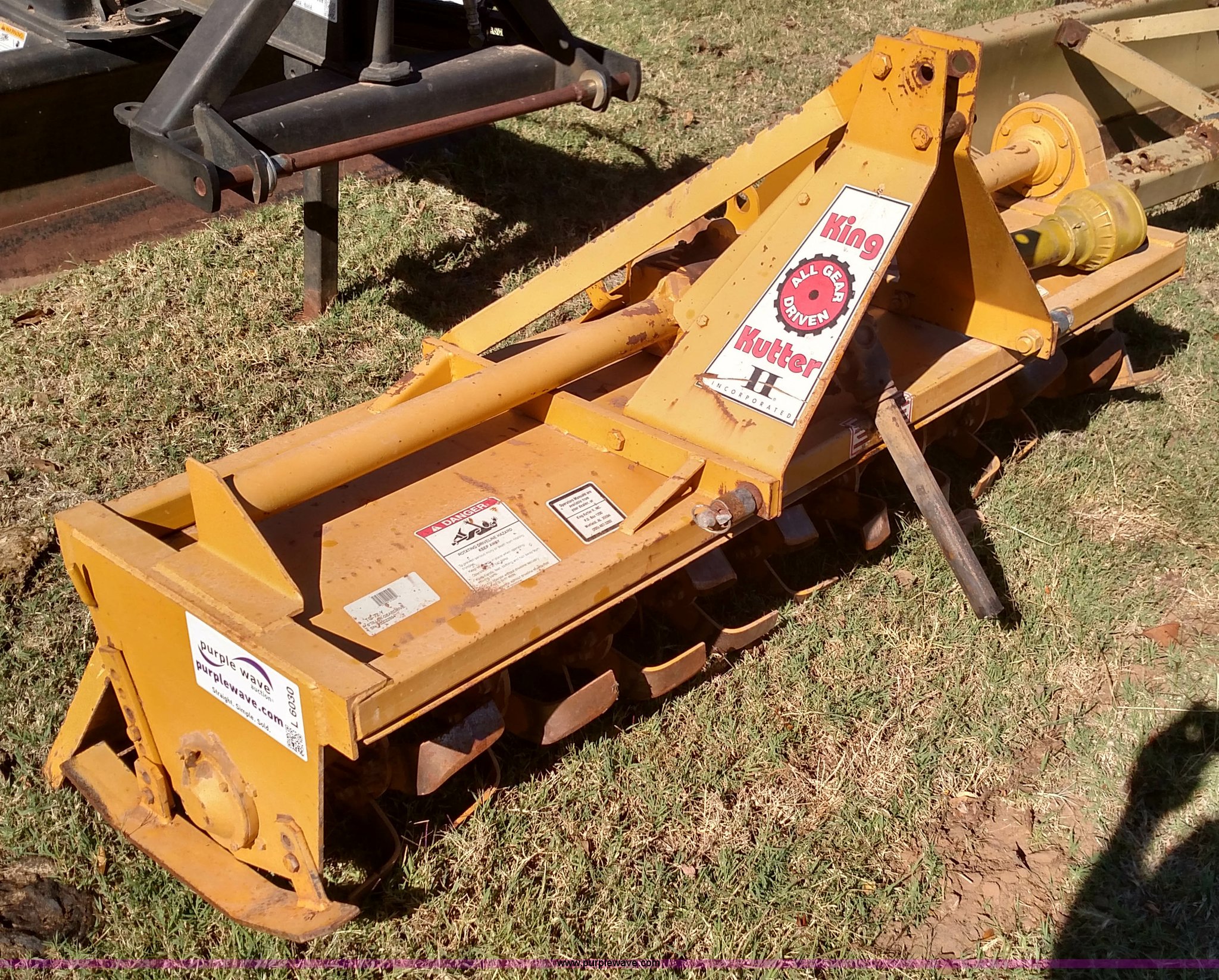 King Kutter II TG72Y rotary tiller in Alva, OK Item L6030 sold