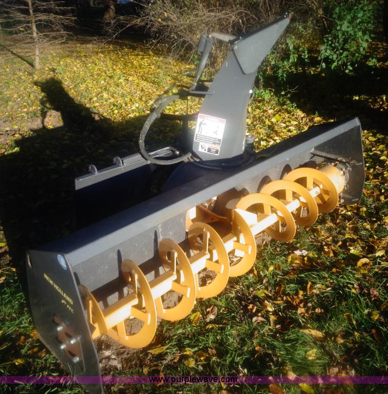 2007 New Holland snow blower skid steer attachment in Sioux Falls, SD