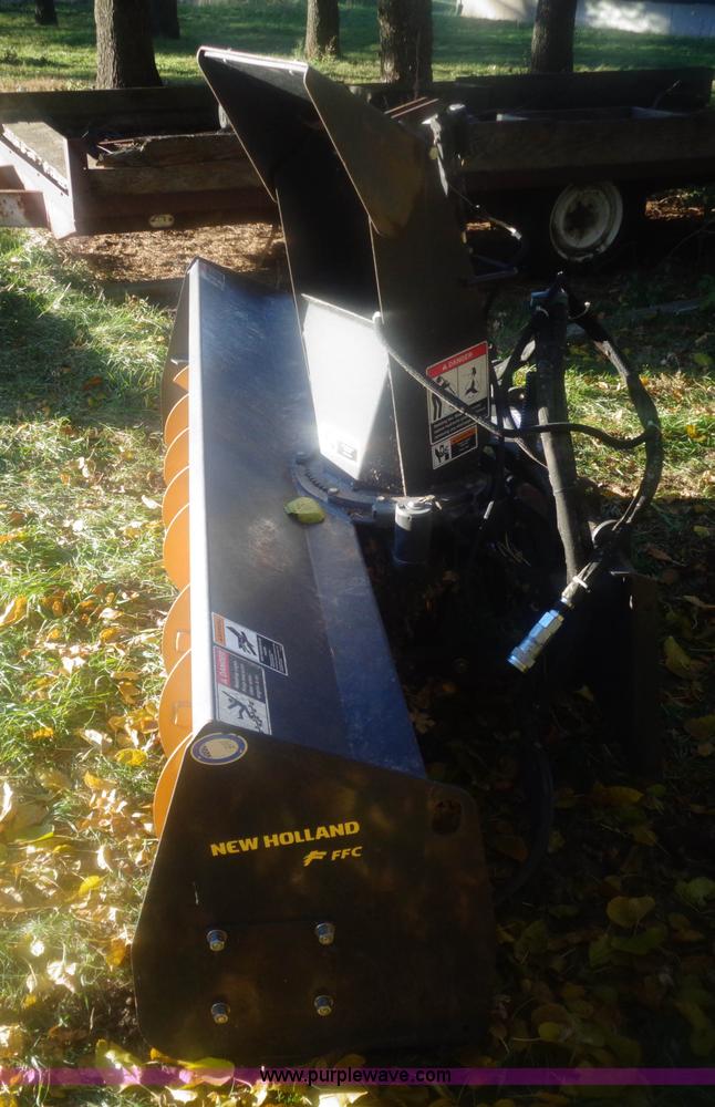 image for item AL9248 2007 New Holland snow blower skid steer attachment