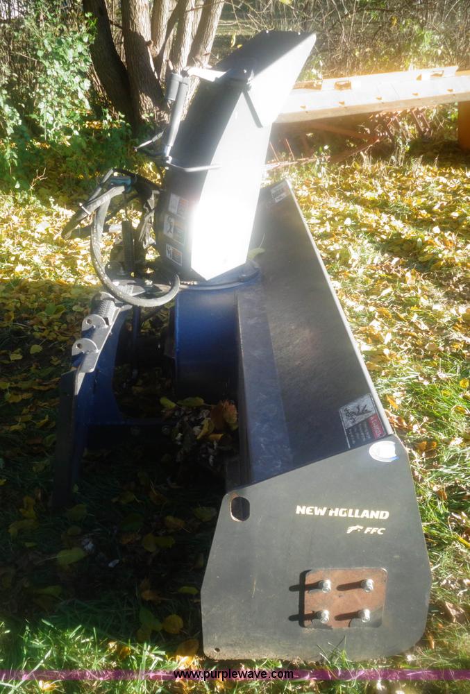 image for item AL9248 2007 New Holland snow blower skid steer attachment