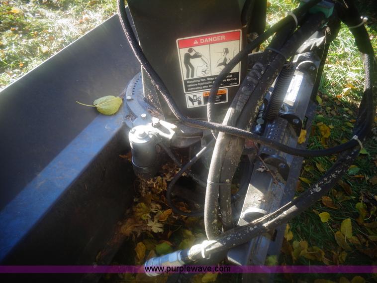 image for item AL9248 2007 New Holland snow blower skid steer attachment