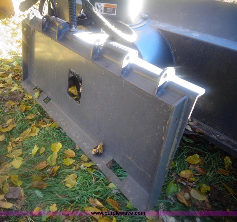 image for item AL9248 2007 New Holland snow blower skid steer attachment