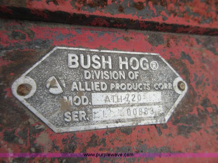 image for item BB9038 Bush Hog ATH720 rotary mower
