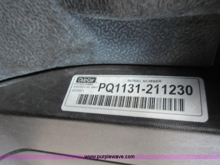 image for item BB9041 2011 Club Car Precident golf cart
