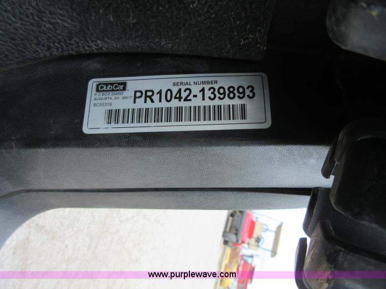 image for item BB9042 2010 Club Car Precident golf cart