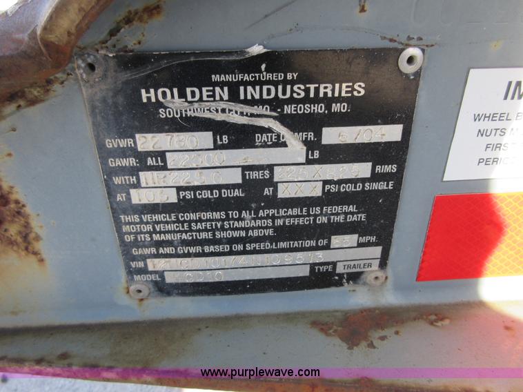 image for item BB9044 2004 Holden HCP10 converter dolly