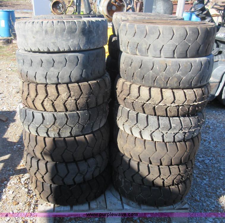 image for item BB9047 (28) 6.50-10 forklift tires