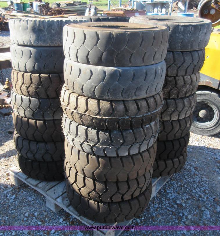 image for item BB9047 (28) 6.50-10 forklift tires