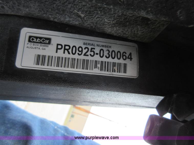 image for item BB9077 2009 Club Car Precident golf cart