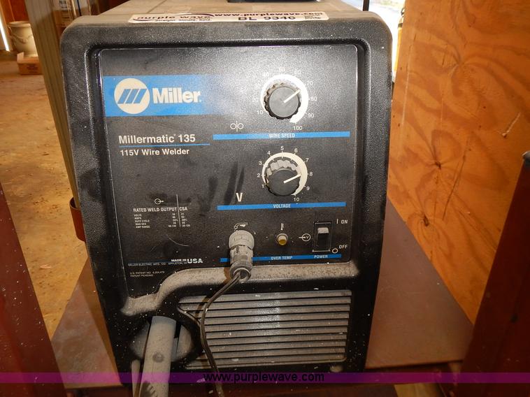 Miller Millermatic 135 wire welder in Topeka, KS Item BL9346 sold