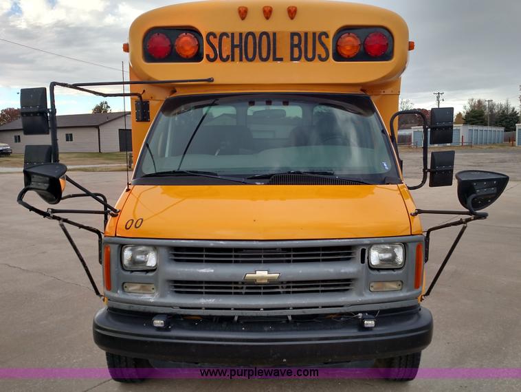 image for item BR9417 2000 Chevrolet Express 3500 Cargo school bus