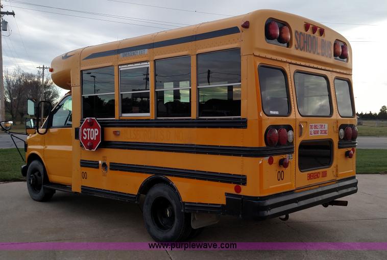 image for item BR9417 2000 Chevrolet Express 3500 Cargo school bus