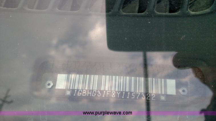 image for item BR9417 2000 Chevrolet Express 3500 Cargo school bus