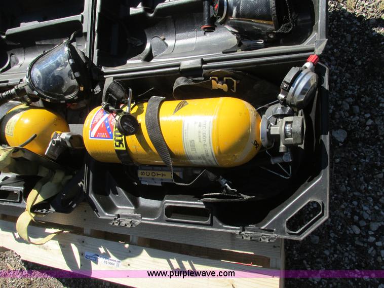 image for item BS9904 (2) Scott fresh air respirator/tank systems