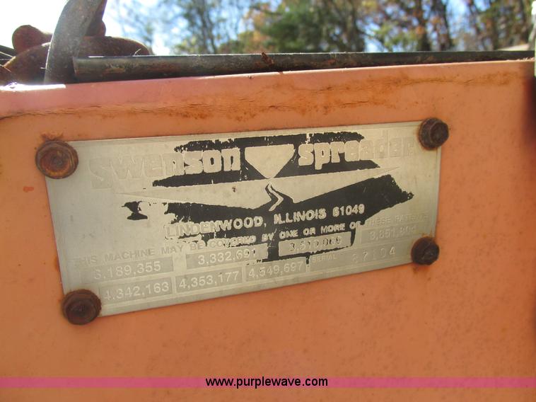 image for item BS9911 Swenson salt spreader