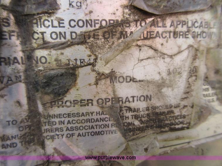 image for item I1841 1997 Wabash dry van trailer