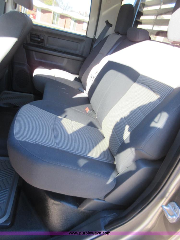 image for item I1845 2011 Dodge Ram 3500 Crew Cab flatbed pickup truck