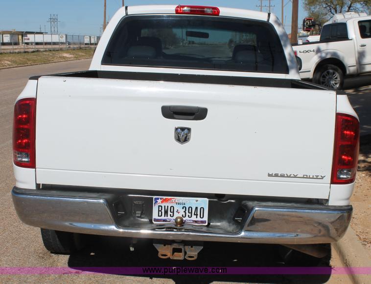 image for item J1358 2005 Dodge Ram 2500 Quad Cab pickup truck