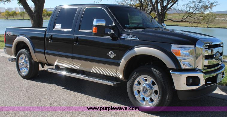 image for item J1388 2012 Ford F250 Super Duty Lariat Crew Cab pickup truck