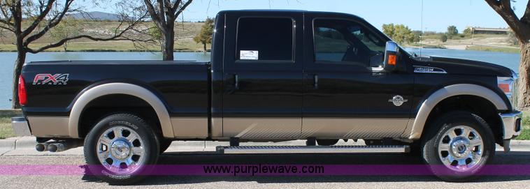 image for item J1388 2012 Ford F250 Super Duty Lariat Crew Cab pickup truck