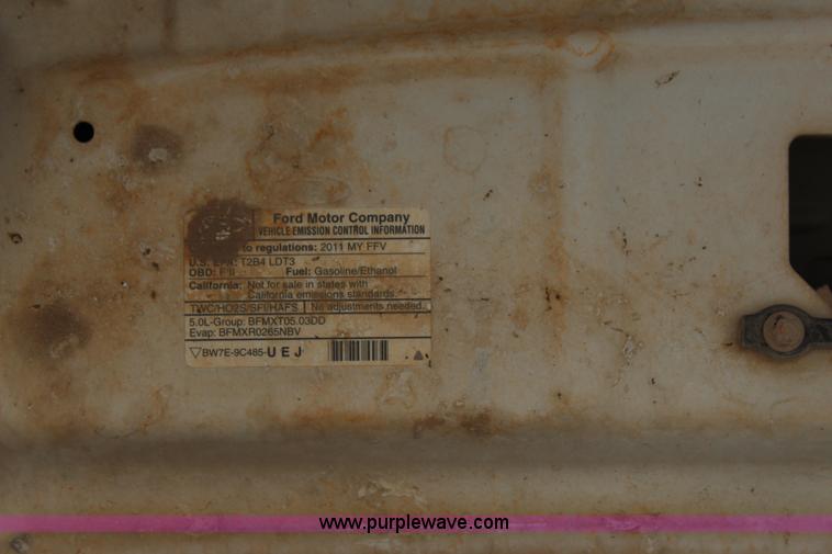 image for item J4272 2011 Ford F150 SuperCab pickup truck