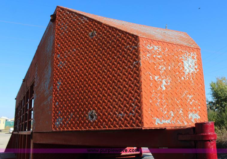 image for item J4280 Shop built livestock trailer