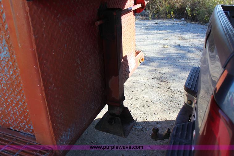 image for item J4280 Shop built livestock trailer