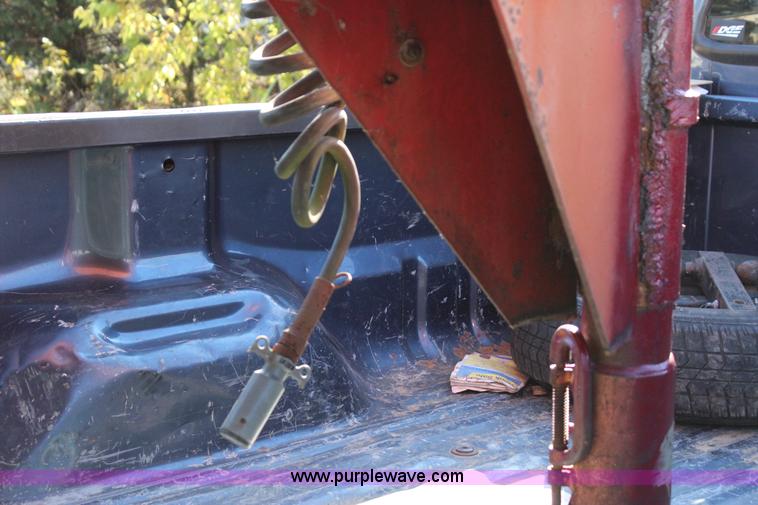 image for item J4280 Shop built livestock trailer