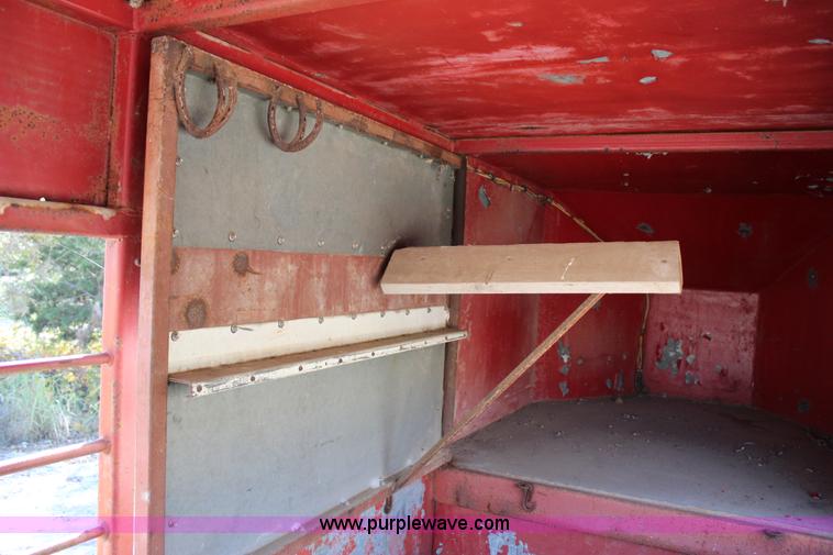 image for item J4280 Shop built livestock trailer