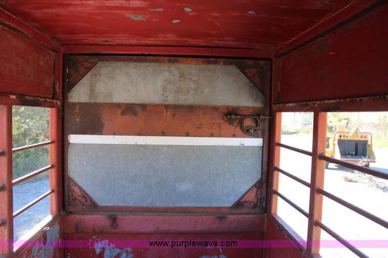 image for item J4280 Shop built livestock trailer