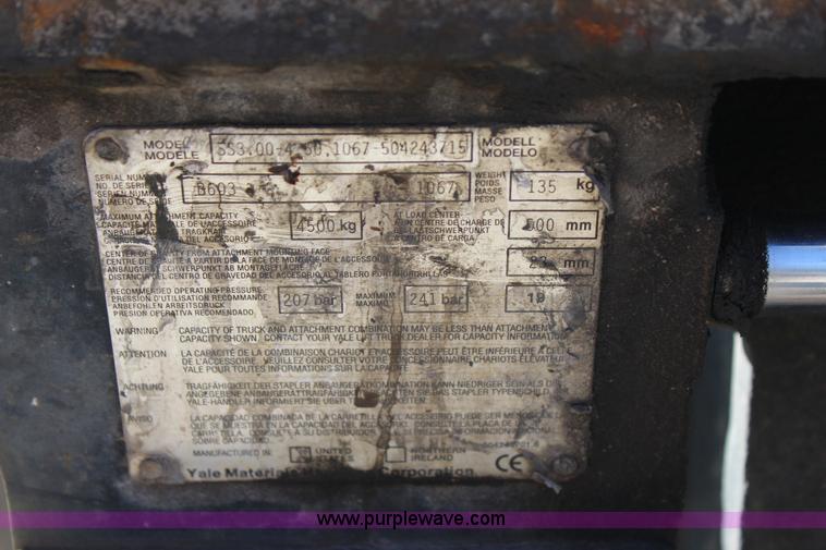 image for item J4281 1997 Yale GP060TFNUAE091 forklift