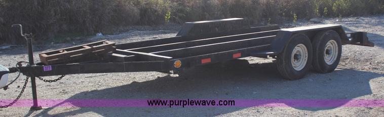 image for item J4282 Shop built utility trailer
