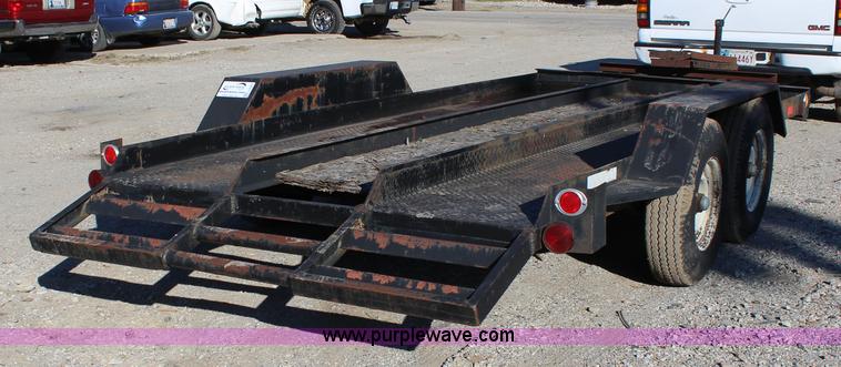image for item J4282 Shop built utility trailer