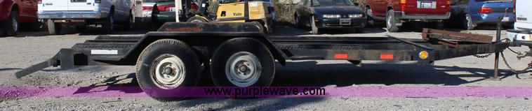 image for item J4282 Shop built utility trailer