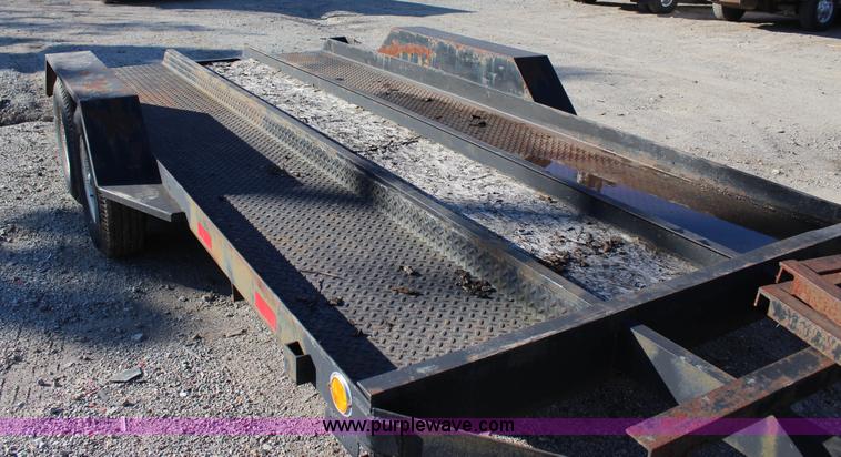 image for item J4282 Shop built utility trailer