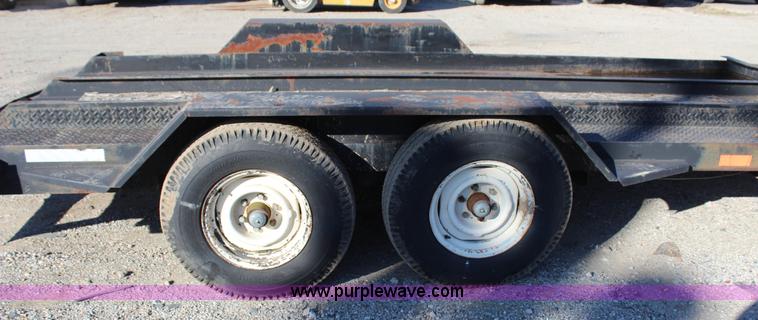 image for item J4282 Shop built utility trailer