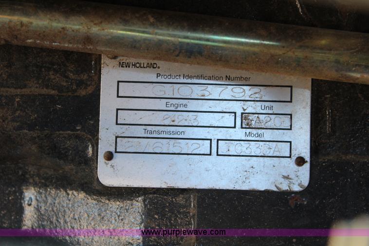 image for item J4514 2005 New Holland TC33DA MFWD tractor