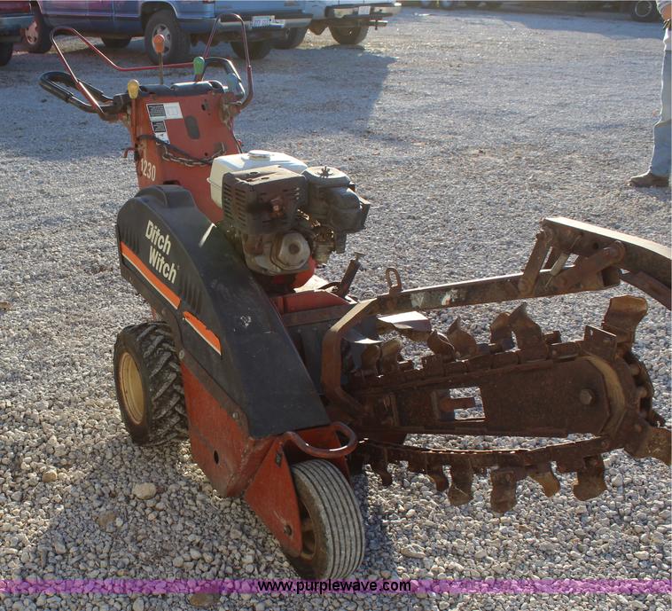 image for item J4547 Ditch Witch 1230H walk-behind trencher