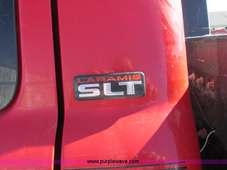 image for item K2231 2001 Dodge Ram 3500 Quad Cab flatbed pickup truck