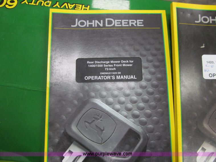 image for item L1832 2011 John Deere 1565 Series II lawn tractor