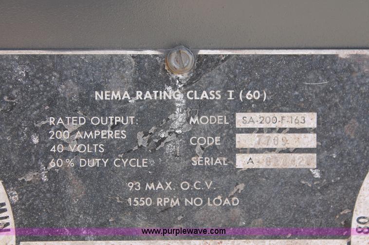 image for item AO9470 Lincoln SA-200-F-163 welder