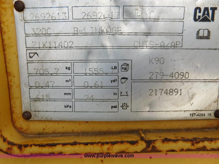 image for item AW9404 Caterpillar excavator bucket