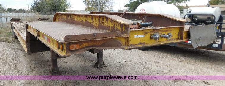 image for item AW9406 1978 Alabama Lowboy MTS 25 AW equipment trailer