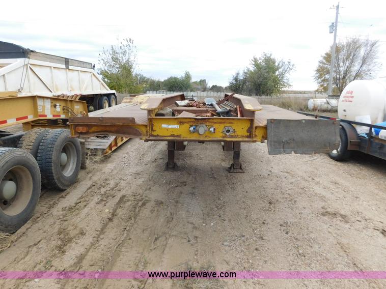 image for item AW9406 1978 Alabama Lowboy MTS 25 AW equipment trailer