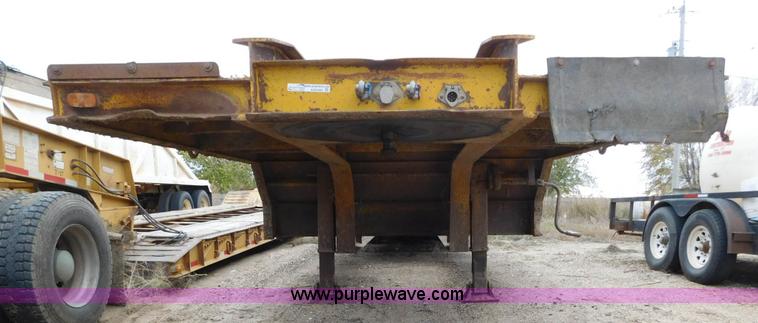 image for item AW9406 1978 Alabama Lowboy MTS 25 AW equipment trailer