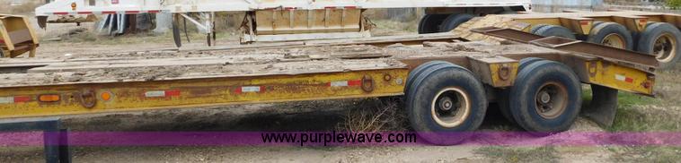 image for item AW9406 1978 Alabama Lowboy MTS 25 AW equipment trailer