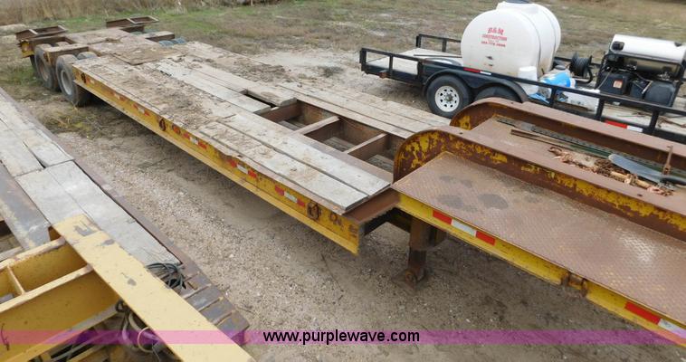 image for item AW9406 1978 Alabama Lowboy MTS 25 AW equipment trailer