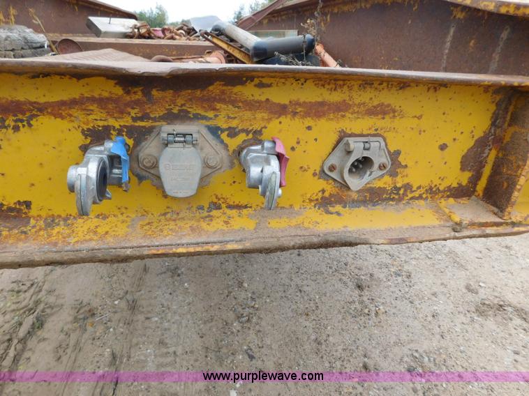 image for item AW9406 1978 Alabama Lowboy MTS 25 AW equipment trailer