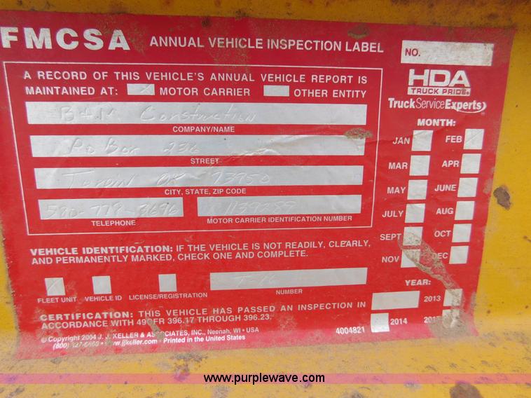 image for item AW9406 1978 Alabama Lowboy MTS 25 AW equipment trailer