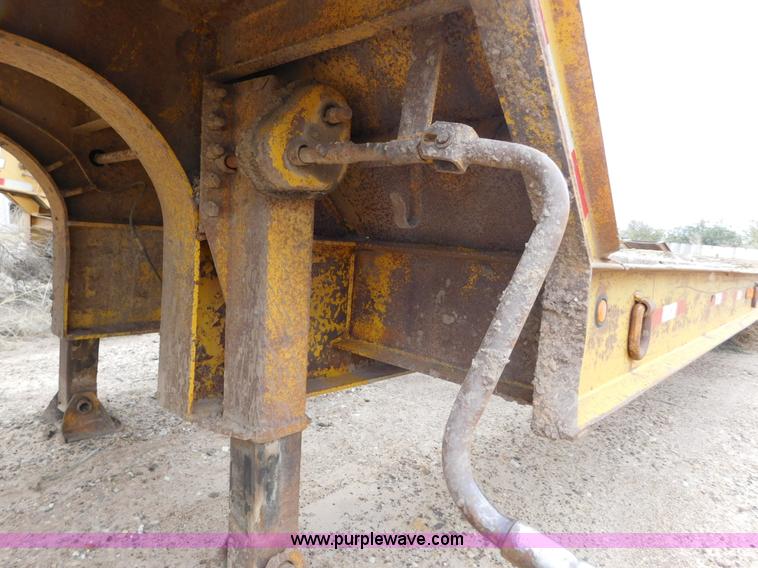 image for item AW9406 1978 Alabama Lowboy MTS 25 AW equipment trailer